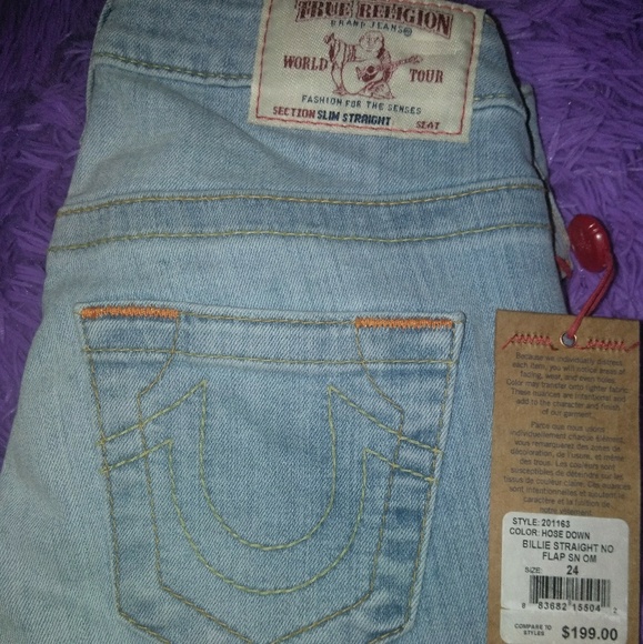 ⭐HP⭐True Religion Billie Straight Jeans - Picture 4 of 4